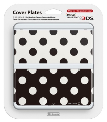 Photo of Nintendo new 3DS Cover Plates 15 - Black & White Dots