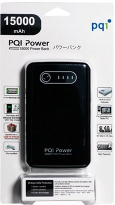 Photo of PQI 15 000 mAh Dual USB Power Bank - Black