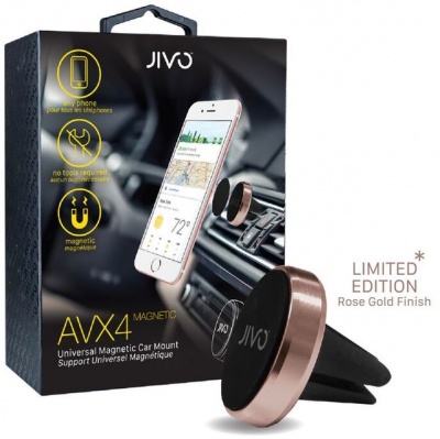 Photo of Jivo AVX4 Magnet Universal Air Vent Car Mount - Rose Gold Limited Edition