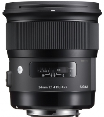 Photo of Sigma Lens 24mm/1.4 AF DG HSM for Canon Art