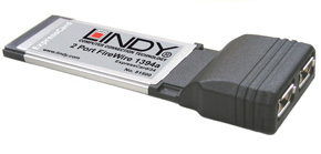 Photo of Lindy 2 Port Firewire PCMCIA Express Card