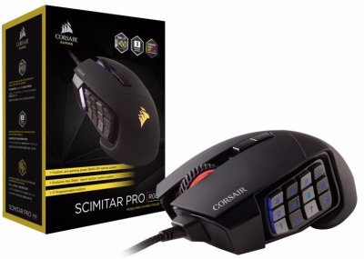 Photo of Corsair - Scimitar PRO RGB Optical MOBA/MMO Gaming Mouse - Black
