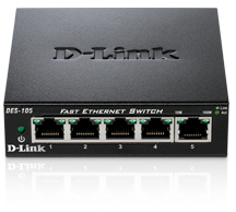Photo of D Link D-Link 5-Port Fast Unmanaged Ethernet Switch