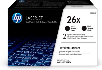 Photo of HP - 26X Dual Pack Black Toner-2 X 9000 Pages