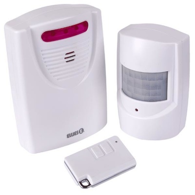Photo of Ellies Battery Operated Pir Motion Wireless Alarm With Ir Remote