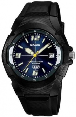 Photo of Casio Standard Collection 100m WR Analog Watch - Black and Blue