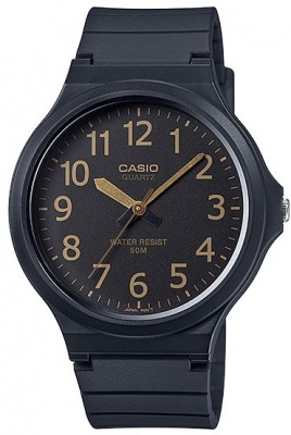 Photo of Casio Standard Collection 50m WR Analog Watch - Black and Gold
