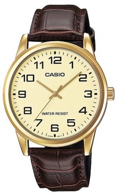 Photo of Casio Standard Collection WR Analog Watch - Gold and Brown