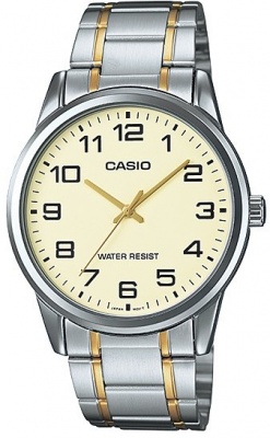 Photo of Casio Standard Collection WR Analog Watch - Gold and Silver