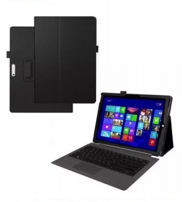 Photo of Tuff Luv Tuff-Luv - Smart Faux Leather Case Cover & Stand for Microsoft Surface Pro 4 - Black