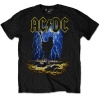 Stephen Fishwick Art Collection AC/DC Men's Tee: Highway to Hell Clouds Photo