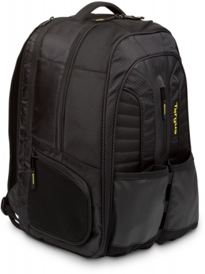 Photo of Targus Work and Play Rackets 15.6" Notebook Backpack - Black and Yellow