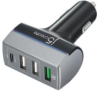 Photo of j5 create 4-Port USB QC3.0 and Type-C Car Charger - Black