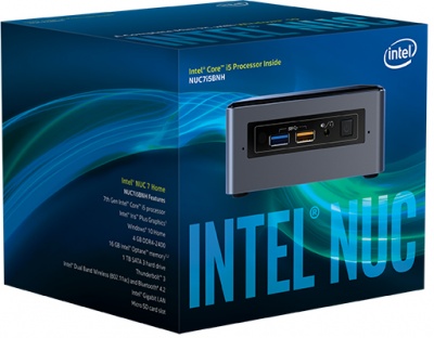 Photo of Intel - NUC7I5BNHXF Core i5-7260U 4GB RAM 1TB HDD 16GB Optane SSD Iris Plus Graphics 640 Windows 10 Home mini PC