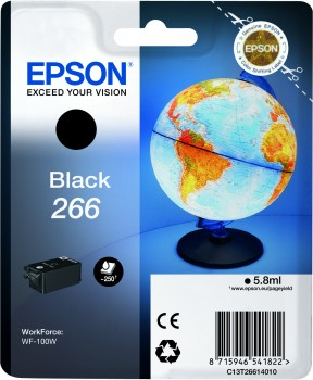 Photo of Epson Singlepack Black 266 Ink Cartridge