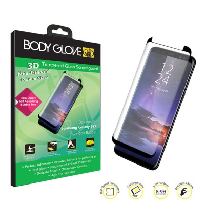 Photo of Body Glove 3D Curved Tempered Glass Screenguard for Samsung Galaxy S9 - Black