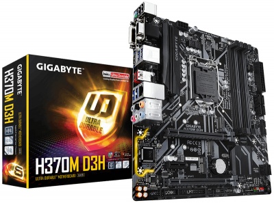 Photo of Gigabyte H370M D3H LGA 1151 Intel H370HDMI SATA 6Gb/s USB 3.1 Micro ATX Intel Motherboard