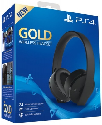 Photo of Sony PlayStation Gold 7.1 Wireless Headset - Black