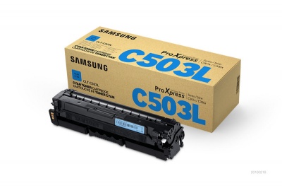 Photo of Samsung HP - CLT-C503L Cyan Toner Cartridge