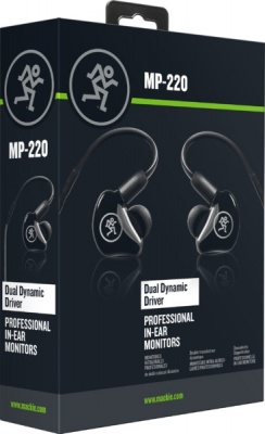 Photo of Mackie MP-220 MP Series Dual Dynamic Driver Professional In-Ear Monitors
