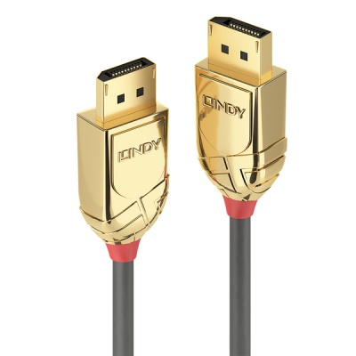 Photo of Lindy 2m Displayport 1.4 Cable Gold