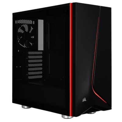 Photo of Corsair Carbide Series SPEC-06 Tempered Glass Mid-Tower Gaming Case- Black
