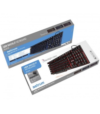 Photo of Astrum - A80561-B Kl610 Backlit LED Gaming Keyboard - Wired Black