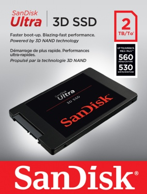 Photo of Sandisk Ultra 3D 2TB Solid State Drive - 2.5"