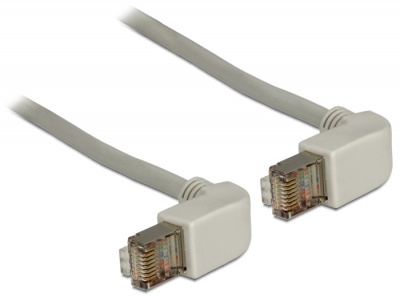 Photo of DeLOCK 2m RJ45 Cat5 SFTP Cable Angled Gry