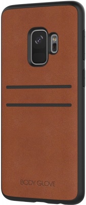 Photo of Samsung Body Glove Lux Credit Card Case for Galaxy S9 - Brown