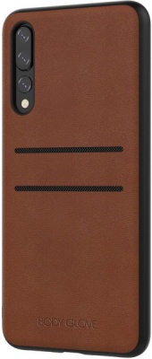 Photo of Body Glove Lux Credit Card Case for Huawei P20 Pro - Brown
