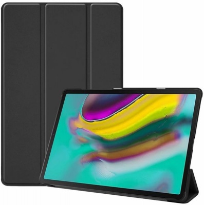 Photo of Tuff Luv Tuff-Luv Smart Leather Case with Type View Stand for Samsung Galaxy Tab S5e 10.5 - Black