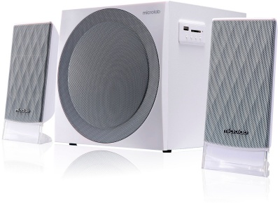 Photo of Microlab M-300BT 40 watt 2.1-Channel Bluetooth Speaker - White