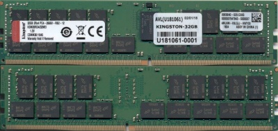 Photo of Kingston Technology Kingston DDR4-2666 ECC-Registered Valueram 32GB CL19 Memory
