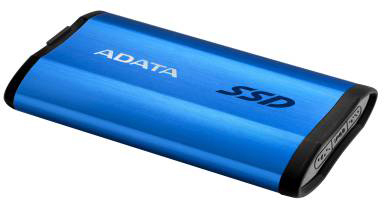 Photo of ADATA - SE800 512GB USB-C 3.1 External Solid State Drive - Blue