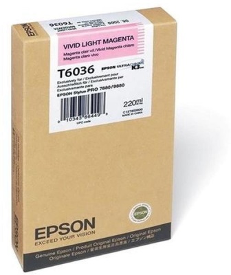 Photo of Epson Singlepack Vivid Light Magenta T603600 220ml Ink Cartridge