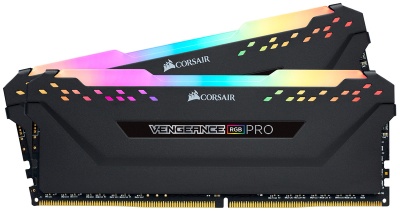 Photo of Corsair - VENGEANCE RGB PRO 64GB DDR4 DRAM 3000MHz C16 Memory Module Kit - Black