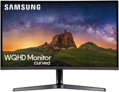 Photo of Samsung - LC32JG50QQU 31.5" 144Hz Curved Gaming Computer Monitor