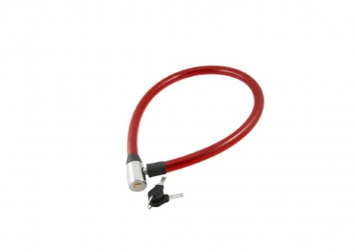blackspur Heavy Duty Safety Cable Bicycle Lock Red
