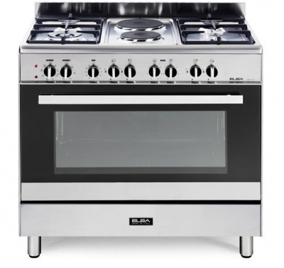 Elba 90cm Stainless Steel GasElectric Stove 019CX727N