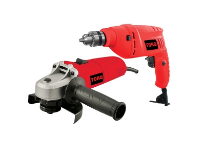 Photo of Torq 500w Angle Grinder & 500w Impact Drill COMBO