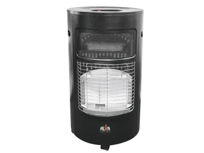 Photo of Alva Circular Roll About Gas Heater Black