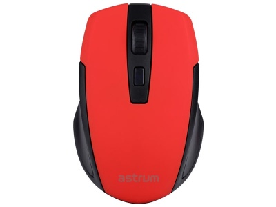 Photo of Astrum 2.4Ghz Wireless Optical Mouse With Nano Receiver - Red