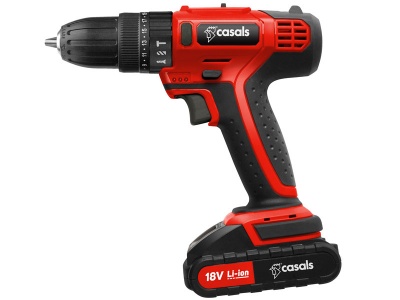 Photo of Casals Drill Impact Cordless Plastic Red 13Piece 18V