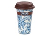 Delonghi Blu Flower Ceramic Travel Mug Photo