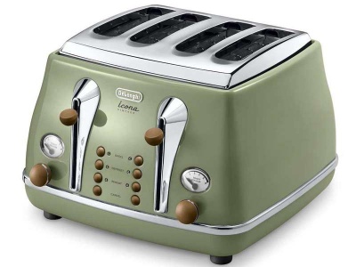 Photo of Delonghi Icona Vintage Olivia Green Toaster