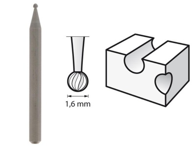 Dremel Ball Point Engraving Cutter 16mm 106