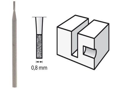 Dremel Straight Engraving Cutter 08mm 111