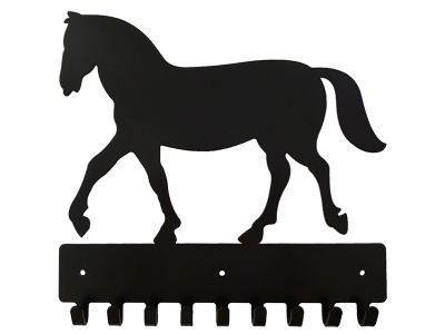 Photo of Eboy Steel Horse Key Rack & Leash Hanger with 9 Hooks