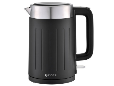 Photo of Eiger - Linea Nero 1.7L Stainless Steel Kettle